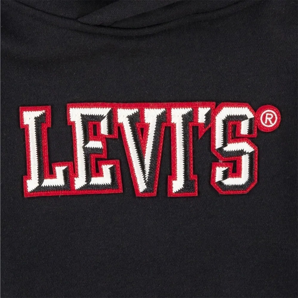 Levi's Boy's Hoodie Easy Fit Soft Fleece Size Large Dark Shadow Pine Trees $52 - Picture 4 of 6